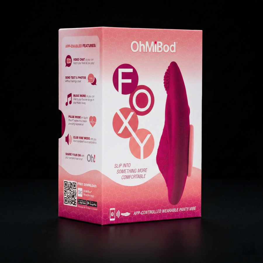 OhMiBod Foxy Bluetooth App-controlled Wearable Panty Vibrator