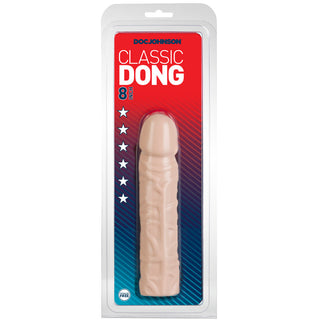 Classic Dong 8 Inches Flesh Pink