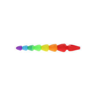 ToyJoy Rainbow Heart Anal Beads