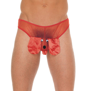 Mens Red Animal Pouch