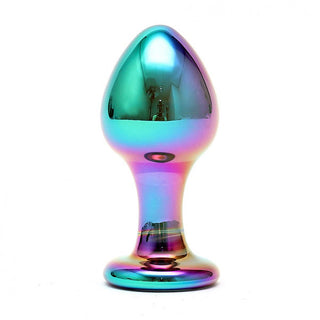 Sensual Multi Coloured Glass Melany Anal Butt Plug