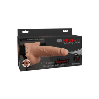 Fetish Fantasy 7.5 Inch Hollow Squirting Strapon