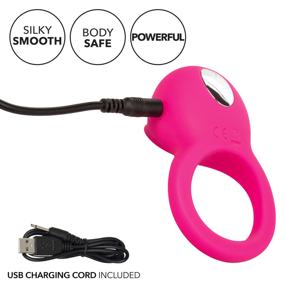 Rechargeable Teasing Tongue Enhancer Cock Ring